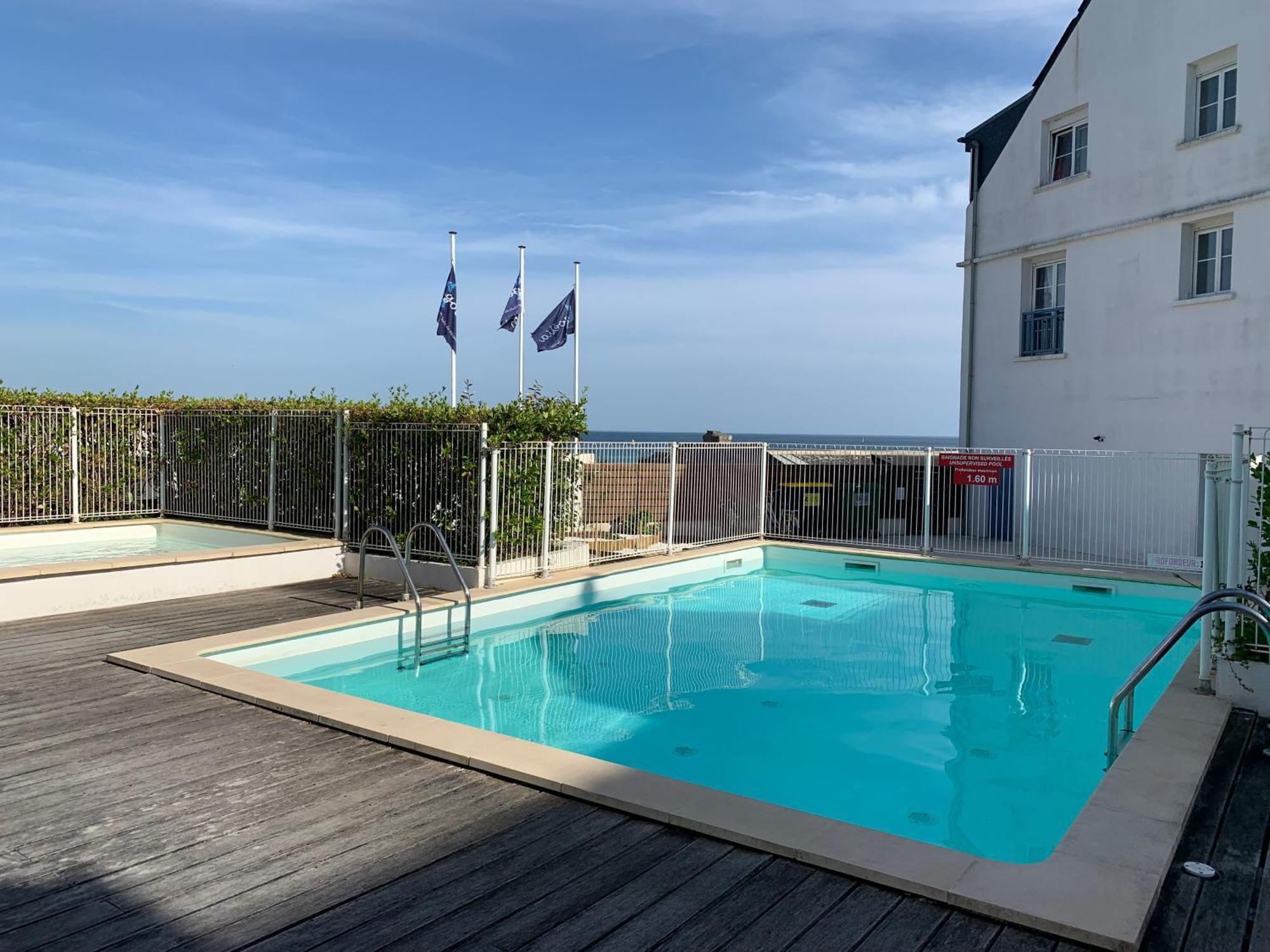 Duplex Vue Mer - Plage A 100M- 4 Lits - Parking Sous Sol Audierne Exterior foto