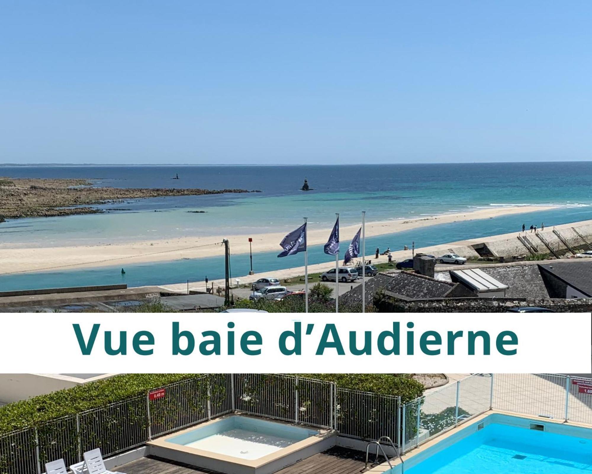 Duplex Vue Mer - Plage A 100M- 4 Lits - Parking Sous Sol Audierne Exterior foto