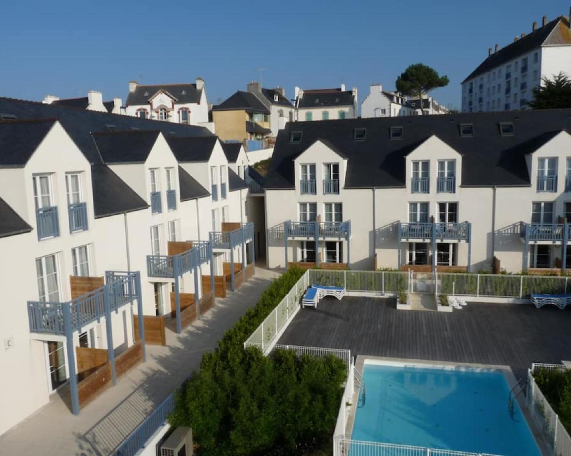 Duplex Vue Mer - Plage A 100M- 4 Lits - Parking Sous Sol Audierne Exterior foto